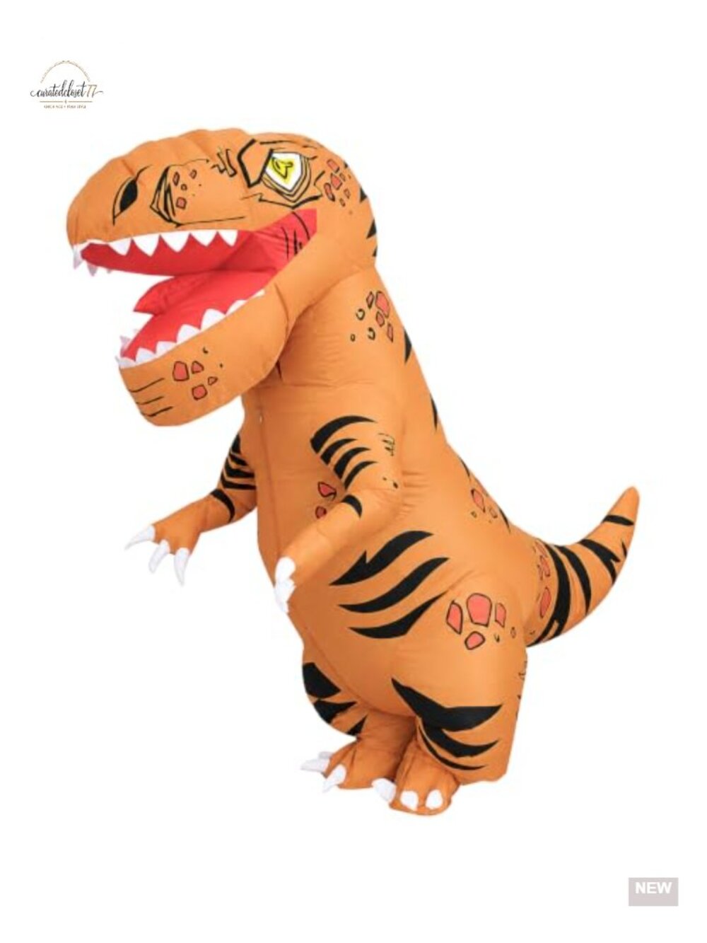 Inflatable Dinosaur Costume for Adults Blow Up Halloween Suit